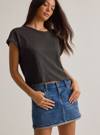 Demi Slub Roll Sleeve Tee - AS Kids