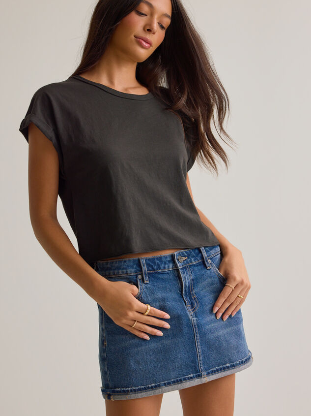 Demi Slub Roll Sleeve Tee - AS Kids