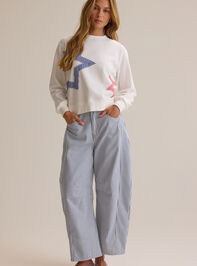 Amara Star Applique Pullover Detail 2 - AS Kids