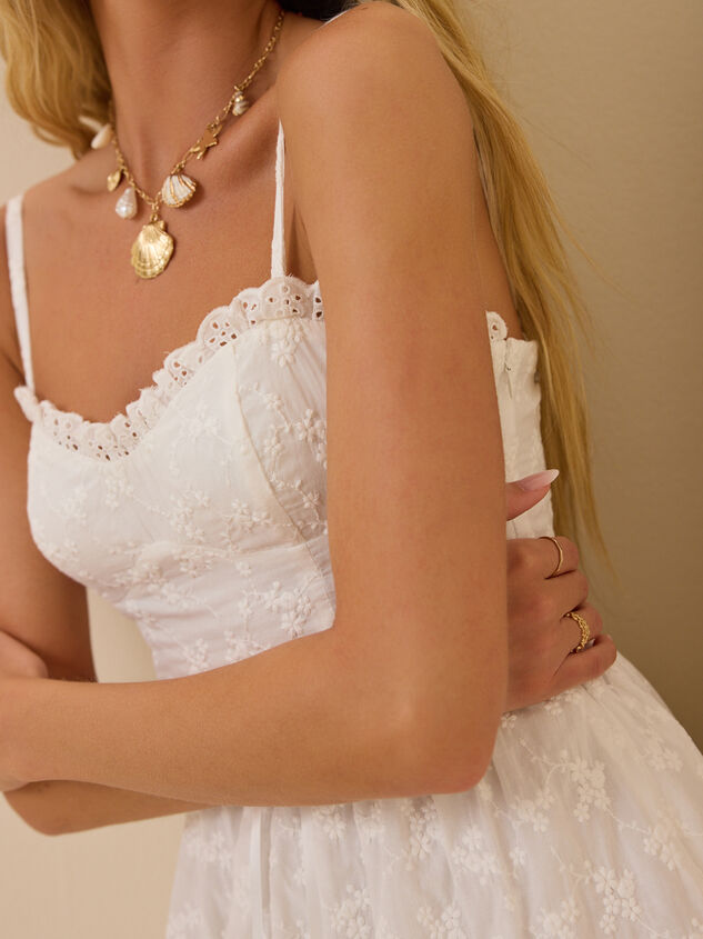 Olive Embroidered Mini Dress Detail 3 - ALTAR'D STATE KIDS