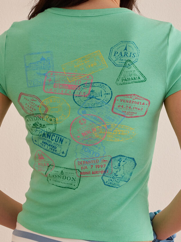 Text You When I Land Baby Tee Detail 6 - AS Kids