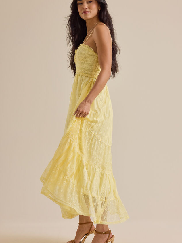 Tami Lace Tiered Maxi Dress Detail 4 - ALTAR'D STATE KIDS