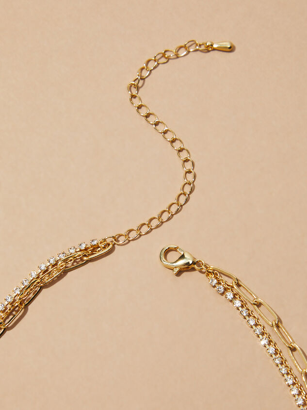 Clover Layered Necklace Detail 2 - ALTAR'D STATE KIDS