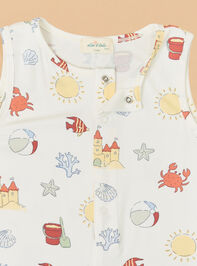 Sun & Sandcastle Shortall Detail 2 - AS Kids