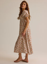 Ayla Americana Floral Maxi Mama Dress by Rylee + Cru Detail 4 - ALTAR'D STATE KIDS