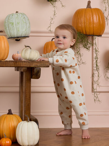 Sweet Squash Long Sleeve Jumpsuit - AS Kids