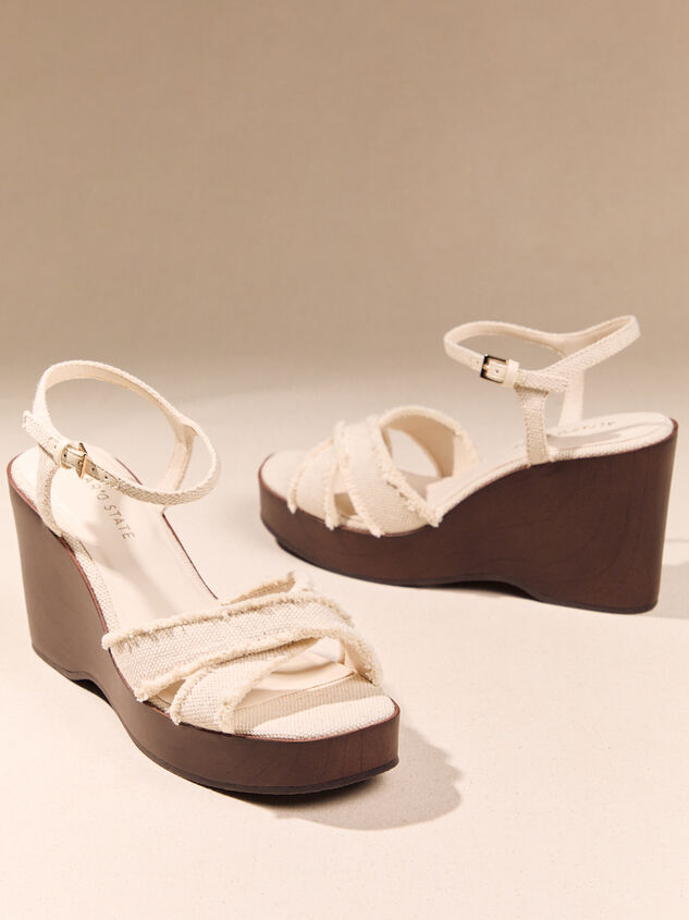 Cyndi Canvas Wood Wedge - AS Kids