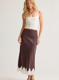 Sorella Lace Trim Maxi Skirt Detail 2 - AS Kids