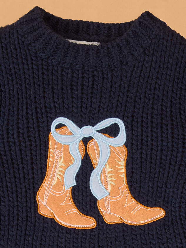 Willa Western Dress with Sweater Set Detail 2 - AS Kids