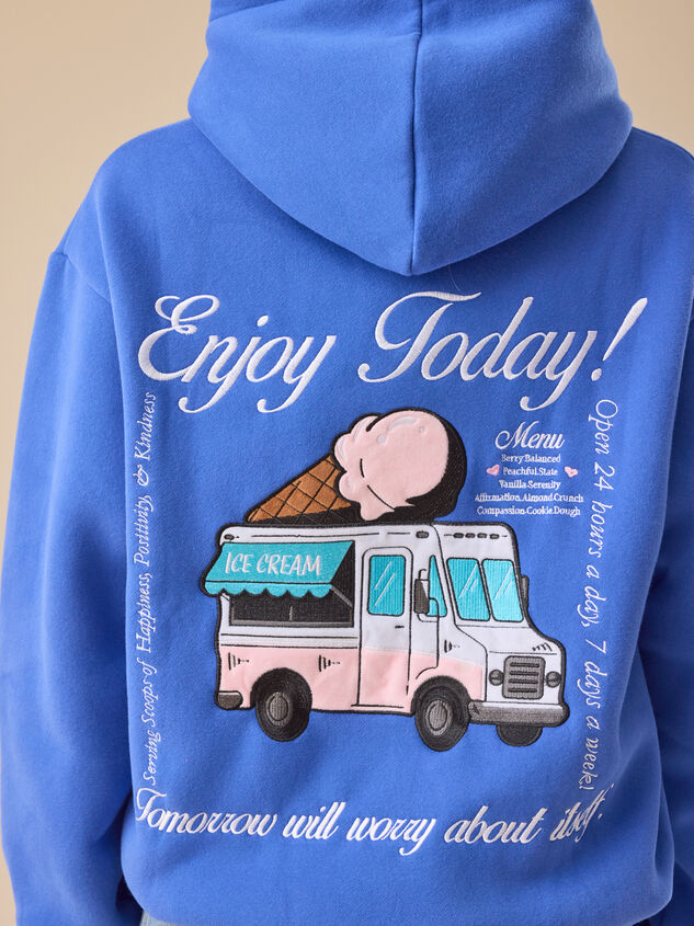 Tomorrow Will Worry About Itself Sweatshirt Detail 4 - AS Kids