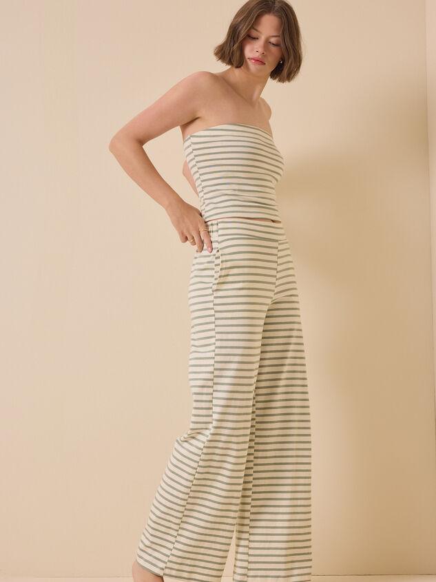 Poppy Stripe Lounge Pants Detail 3 - ALTAR'D STATE KIDS