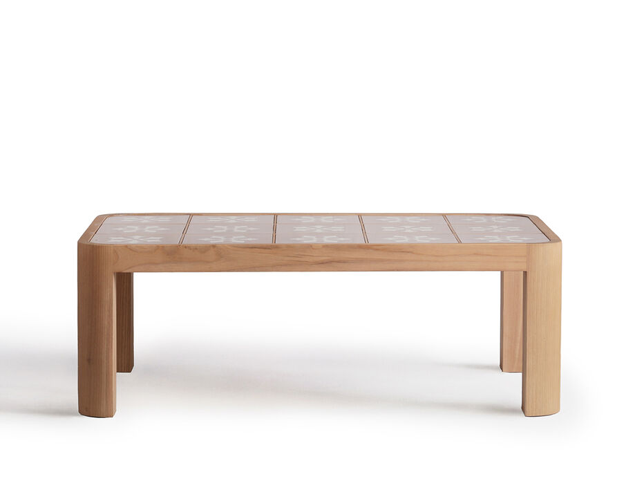 Audrey Wood Coffee Table Pink and Cream - ALTAR'D STATE KIDS - 