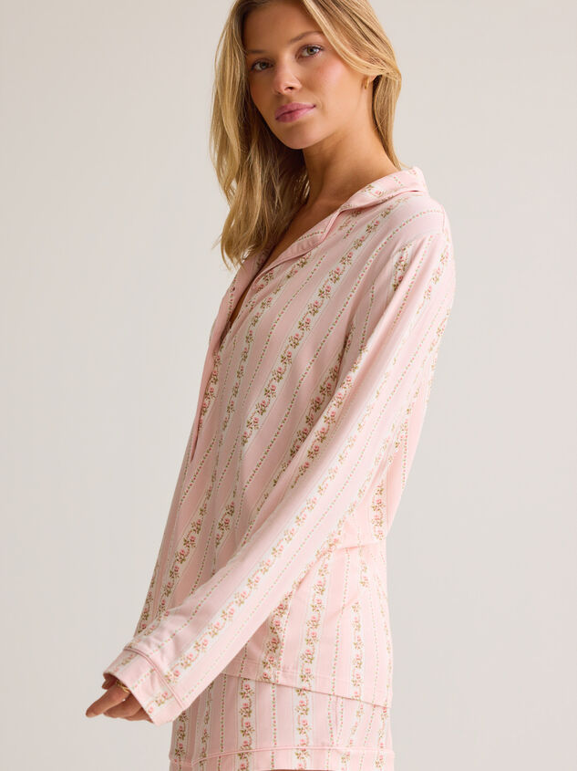 Antoinette Floral Mama Robe Detail 4 - AS Kids