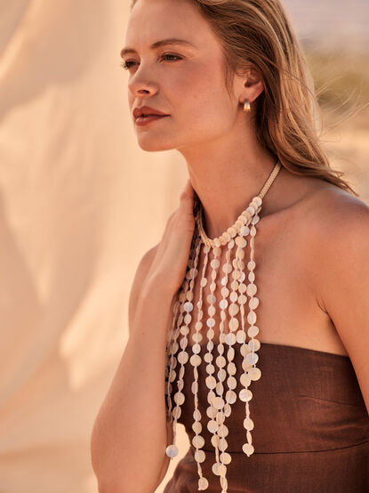 Savannah Fringe Statement Necklace - AS Kids