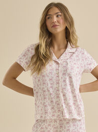 Bonnie Bows Toile PJ Set Detail 4 - ALTAR'D STATE KIDS