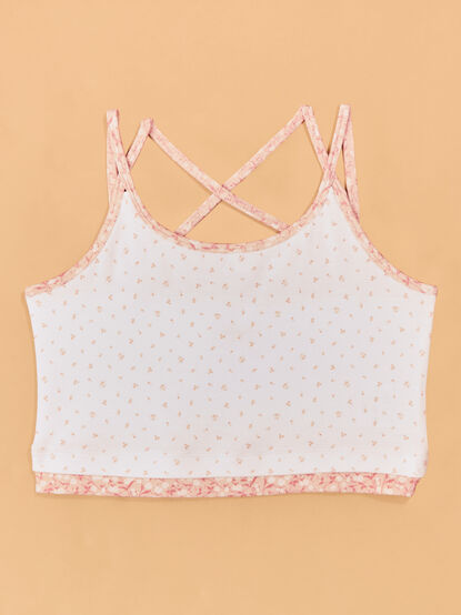 Addy Floral Double Layer Tank - AS Kids
