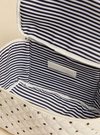 Jet Set Polka Dot Cosmetic Bag Detail 2 - AS Kids