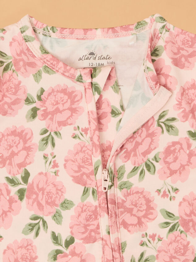 Zainy Floral Long Sleeve Romper Detail 3 - AS Kids
