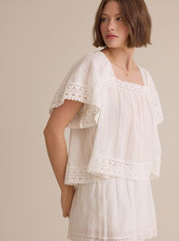 Isolde Lace Baby Doll Top Detail 4 - AS Kids