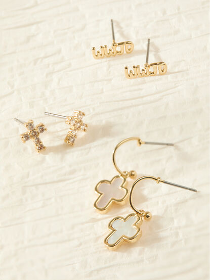 WWJD Earring Set - ALTAR'D STATE KIDS