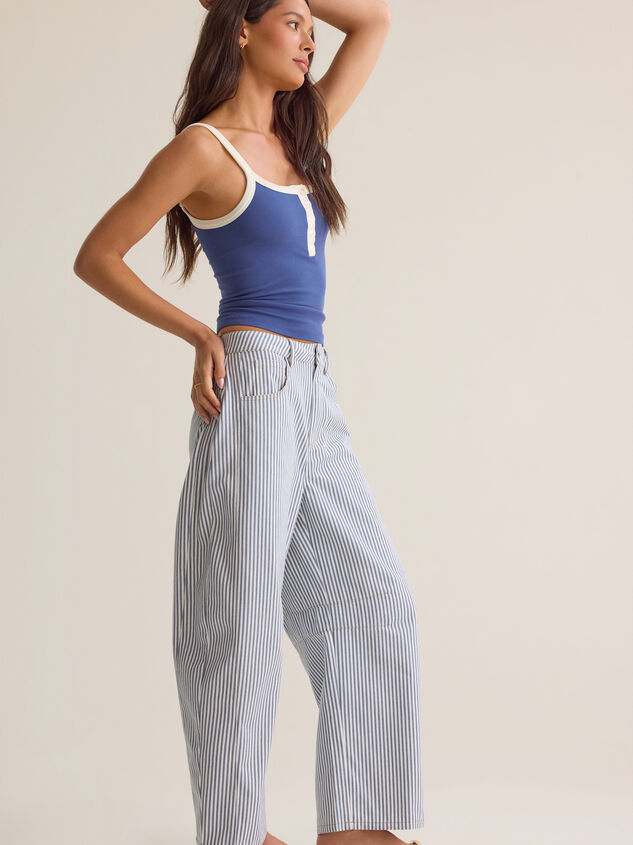 Caven High Rise Barrel Pants Detail 5 - AS Kids