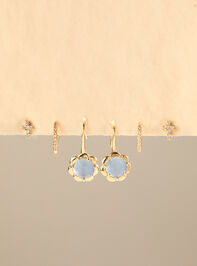 Charlie 18K Gold Dipped Earring Set Detail 2 - ALTAR'D STATE KIDS