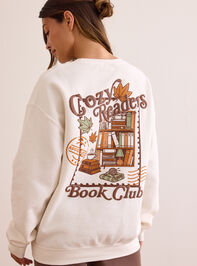 Cozy Readers Book Club Sweatshirt Detail 6 - AS Kids