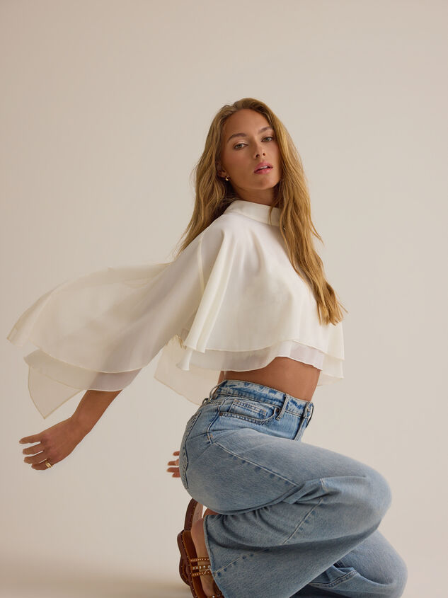 Alina Tie Neck Cape - ALTAR'D STATE KIDS