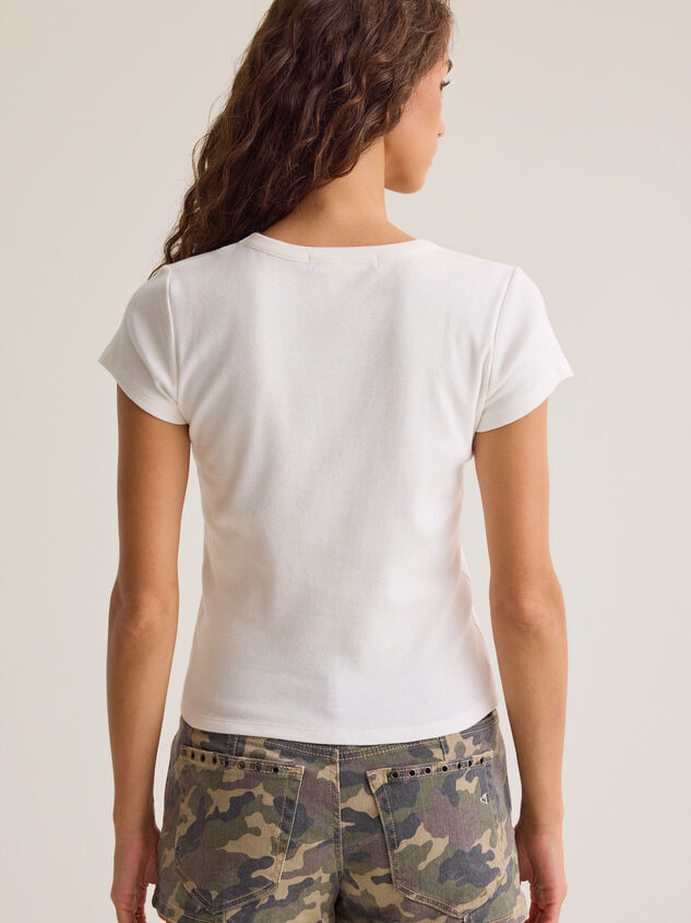 New York Plaid Baby Tee Detail 7 - AS Kids