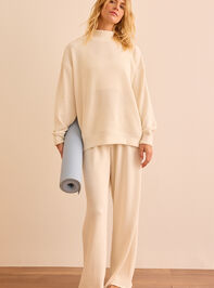 Balanced Ease Ribbed Wide Leg Pants Detail 6 - ALTAR'D STATE KIDS