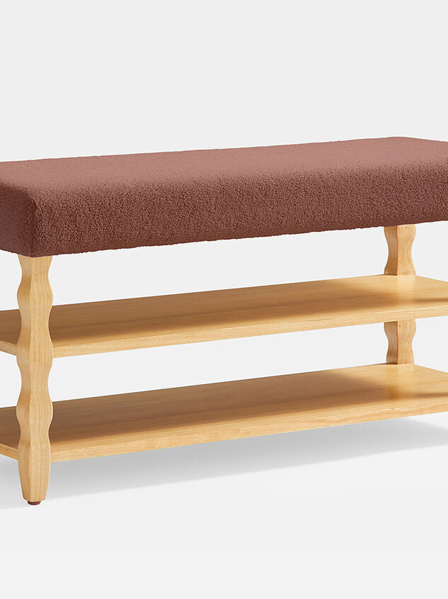 Hudson Upholstered & Wood Storage Bench Detail 4 - ALTAR'D STATE KIDS