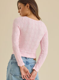 Blaire Seamless Floral Long Sleeve Cami Detail 5 - ALTAR'D STATE KIDS