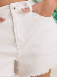 Vixen Frayed Denim Short Detail 2 - ALTAR'D STATE KIDS