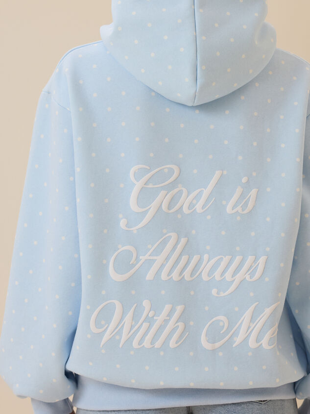 God Is With Me Hoodie Detail 3 - ALTAR'D STATE KIDS
