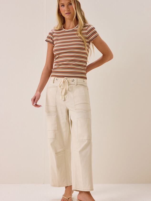 Amelia Tie Barrel Pant - AS Kids