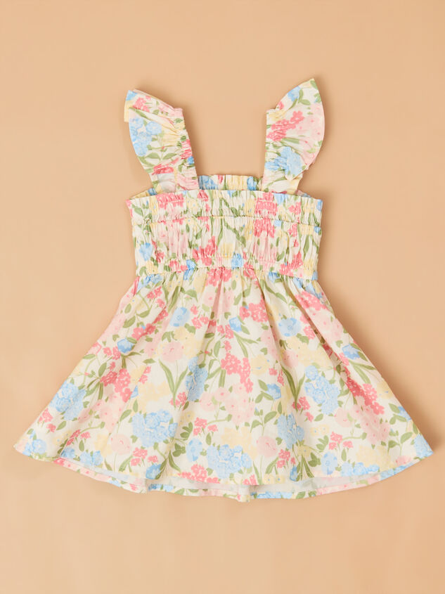 Evie Floral Baby Dress Detail 4 - ALTAR'D STATE KIDS