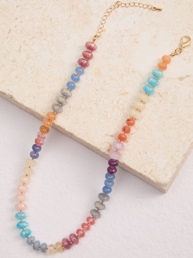 Ember Multi Colored Beaded Choker Detail 3 - AS Kids