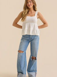 Shelby Tiered Babydoll Tank Detail 3 - ALTAR'D STATE KIDS