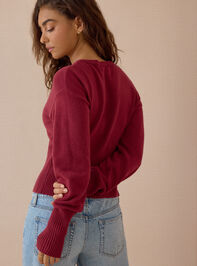 Larkin Button Up Cardigan Detail 5 - AS Kids