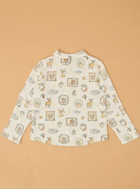 Woodie Woven Button Up Detail 3 - AS Kids