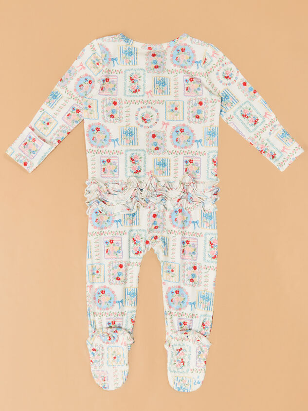 Finley Floral Patchwork Footie Detail 4 - ALTAR'D STATE KIDS