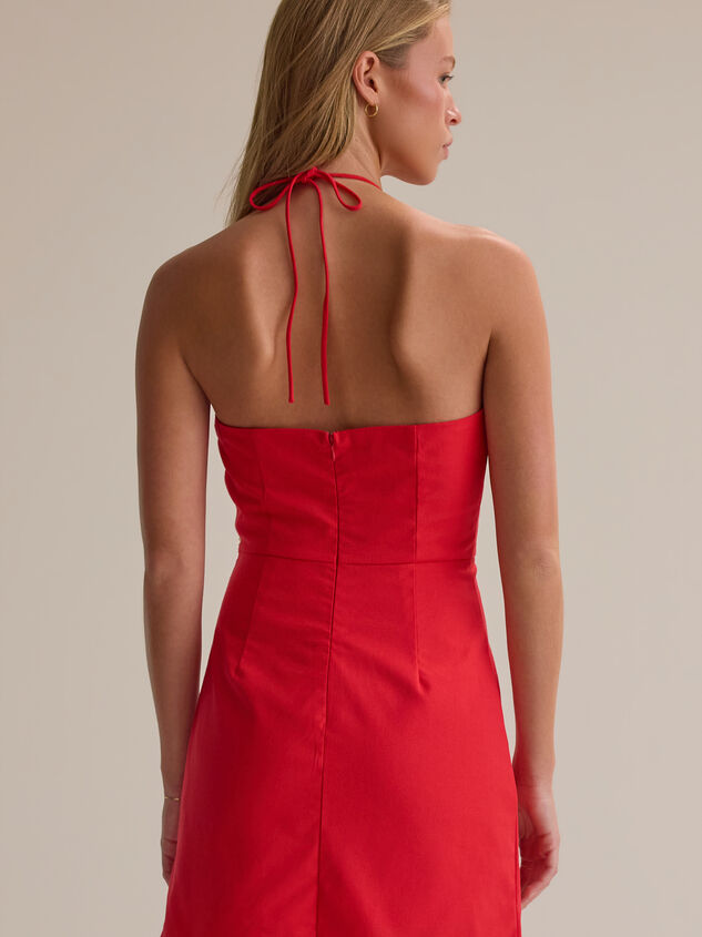 Tatum Halter Mini Dress Detail 5 - AS Kids