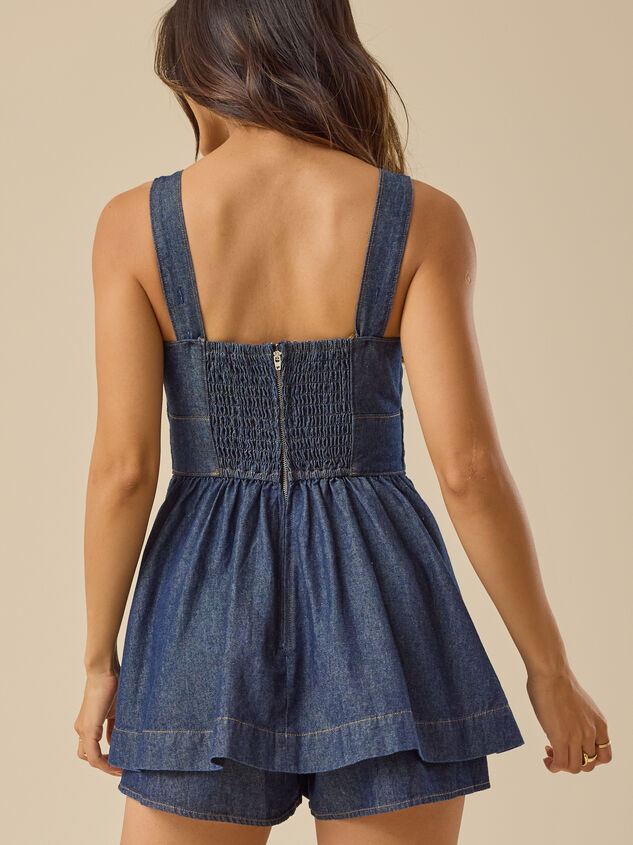 Ava Denim Romper Detail 5 - ALTAR'D STATE KIDS