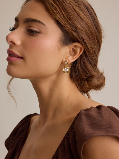 Savanna Square Dangle Earring - AS Kids