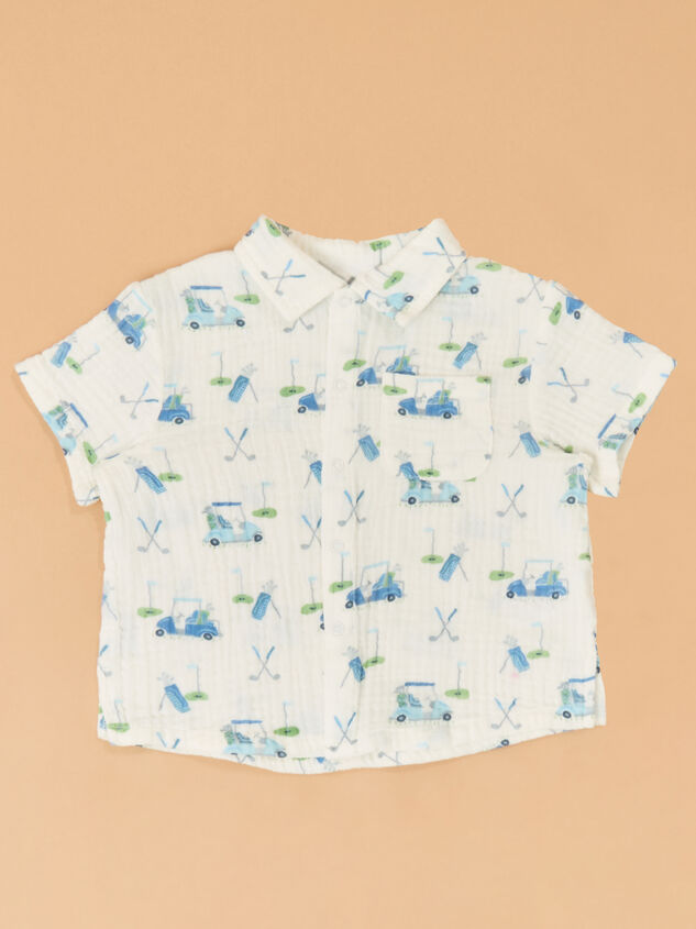 Golf Cart Polo Toddler Set Detail 2 - ALTAR'D STATE KIDS