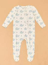 Banks Bubbly Whale Footie - ALTAR'D STATE KIDS