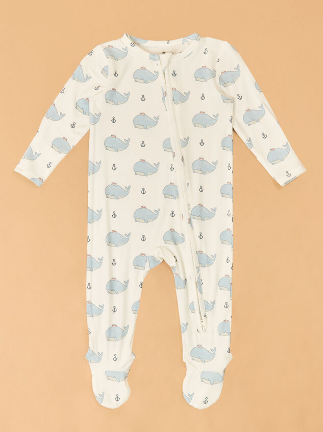 Banks Bubbly Whale Footie - ALTAR'D STATE KIDS