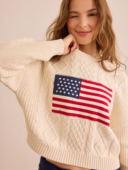 USA Flag Sweater - ALTAR'D STATE KIDS
