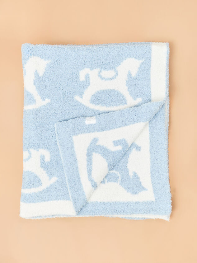 Chenille Horse Blanket by Mudpie Detail 2 - ALTAR'D STATE KIDS