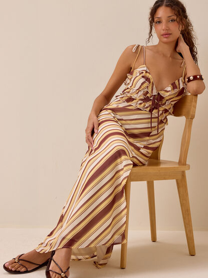 Tessa Ruffled Maxi Dress - AS Kids